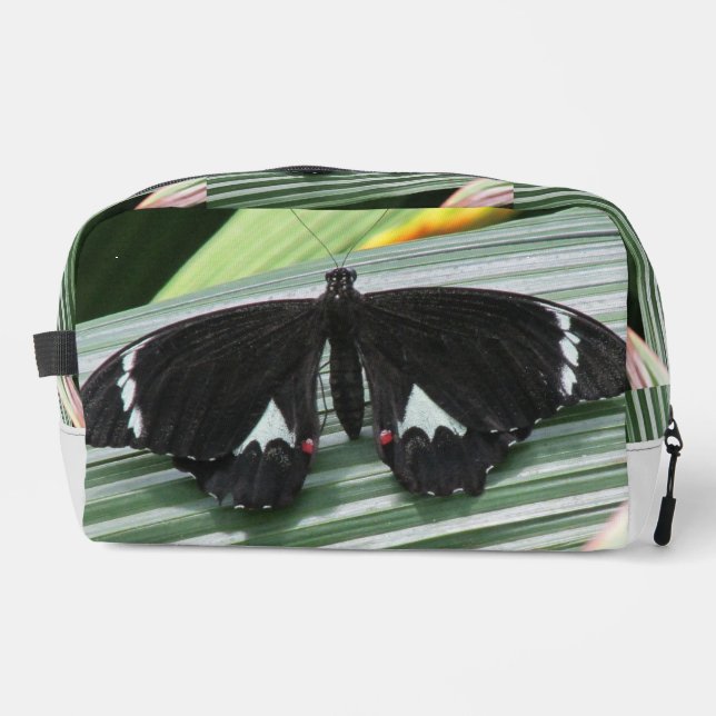 Black & White Butterfly  Dopp Kit (Front)