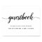 Black & White Calligraphy Wedding Guestbook Sign