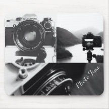 Black White Camera photography typography
