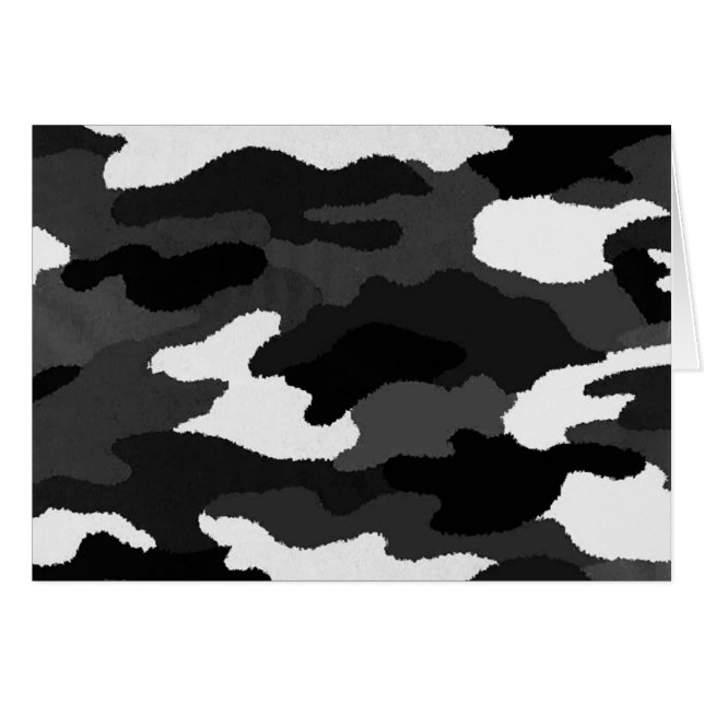 Black & White Camo (Front Horizontal)
