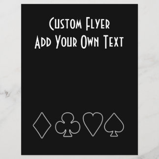 Black & White  Card Suits 1