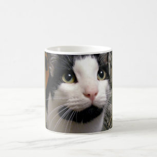 Black & White Cat Coffee Cup