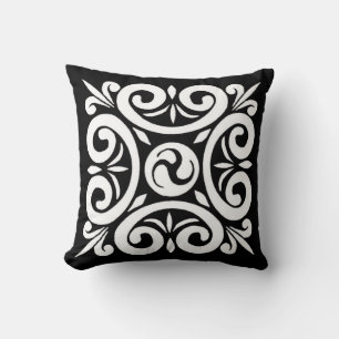 Black & White Celtic Design - Pillow