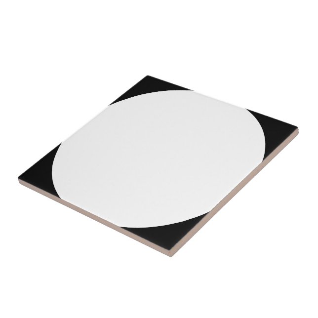 Black/White Ceramic Tile (Side)