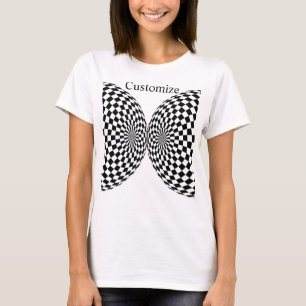Black/White Chequered Globe Thunder_Cove T-Shirt