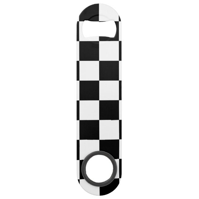 Black & White Chequered Pattern (Front)