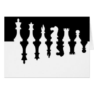 Black & White Chess Pieces
