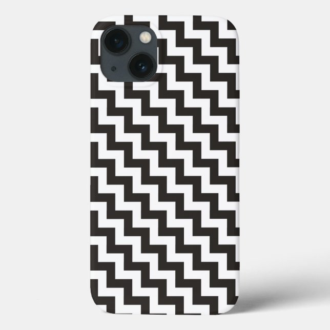 Black White Chevrons Samsun Galaxy Note 4 Case (Back)