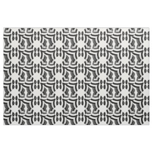 black/white chic contemporary chevrons fabric
