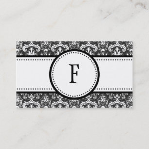 Black & White Classic Damask Mummy Calling /m Card