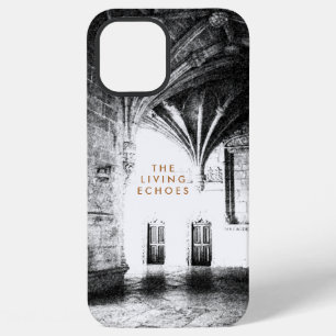 Black & White Classic Gothic Architecture Sketch iPhone 12 Pro Max Case