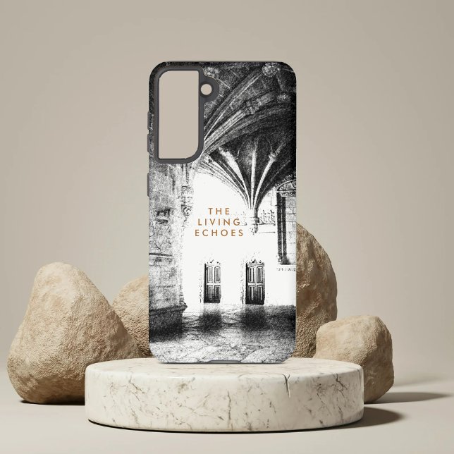 Black & White Classic Gothic Architecture Sketch Samsung Galaxy S21 Case (Creator Uploaded)