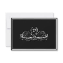 Black& White Classic Script Monogram Wedding