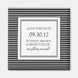 Black & White Collection Save the Date Magnet