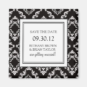 Black & White Collection Save the Date Magnet