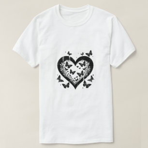 Black white Concept Artistic Design T-Shirt