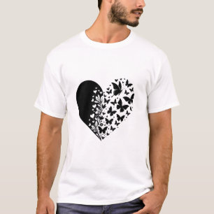Black white Concept Artistic Design T-Shirt
