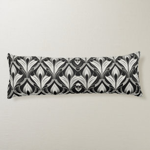 Black & White Contrast Body Cushion
