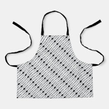 Black & White Cooking Typography Pattern