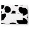 Black White Cow Print A7 Envelope