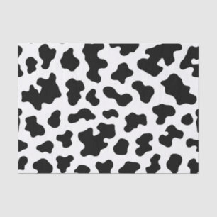 Black & White Cow Print Tissue Paper