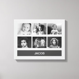 Black & White Custom Photo – Personalised Canvas Print