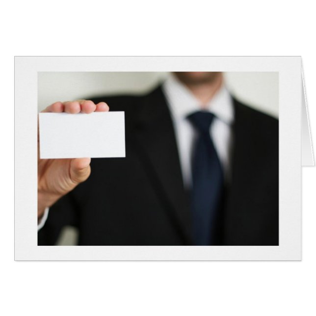 Black White Customise Business Man (Front Horizontal)