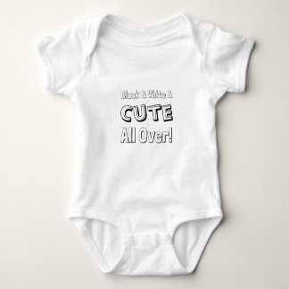 Black, White & Cute All Over!, Biracial Cutie Baby Bodysuit