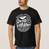 Black White Dad Personalised BBQ Grillfather