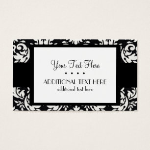 Black & White Damask