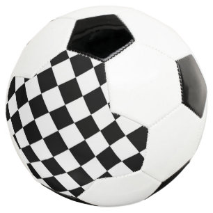 Black White Diamond Chequerboard Football