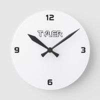 Black & White, DIY Name in White & Black Outline
