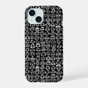 Black & White Doodle Pattern Case - Bold Ab