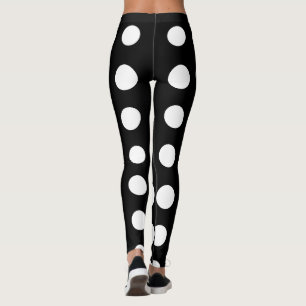 Black & White Dot Leggings