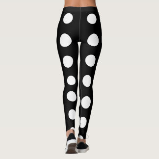 Black & White Dot Leggings