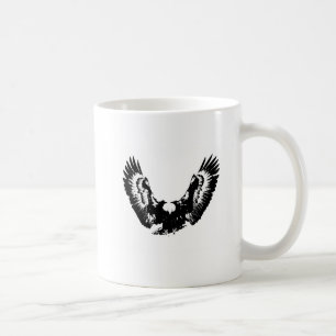 Black & White Eagle Coffee Mug