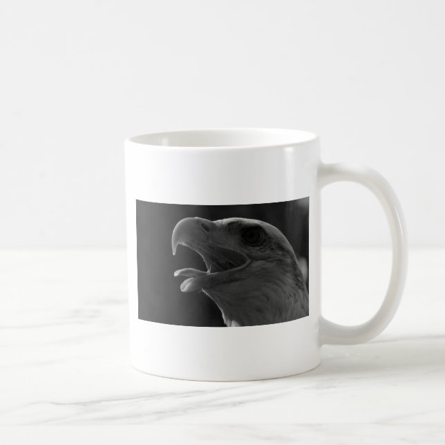 Black & White Eagle Coffee Mug (Right)