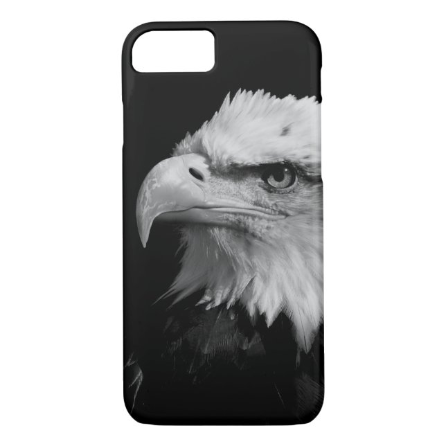 Black & White Eagle Eye Artwork Case-Mate iPhone Case (Back)