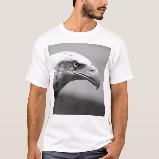 Black & White Eagle Eye T-Shirt (Front)