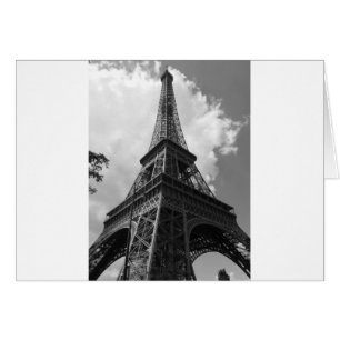 Black & White Eiffel Tower in Paris
