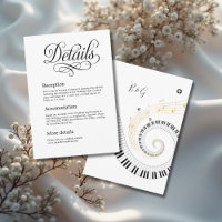 black & white elegant charming typography