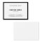 Black White Elegant Simple Design Modern BW Plain