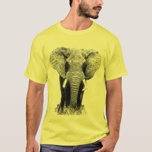 Black & White Elephant T-Shirt