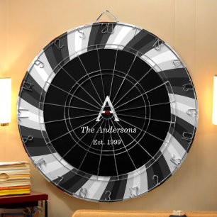 Black White Family Game Amusement Dartboard
