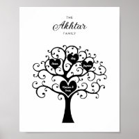 Black & White Family Tree