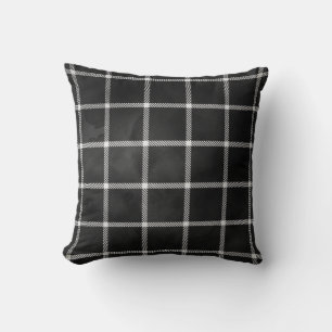 Black & White Farmhouse Style Cushion