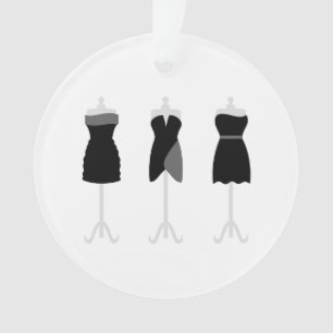 Black & White Fashion Theme Ornament Decoration