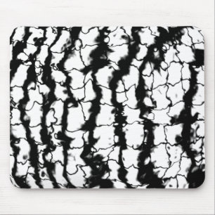 black & white faux stone mouse mat