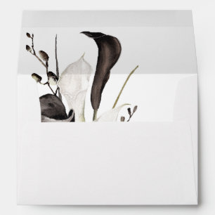 Black & White Floral 2 Envelope