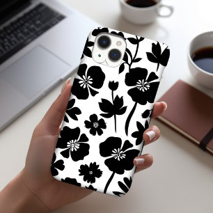 Black & White Floral Pattern Case